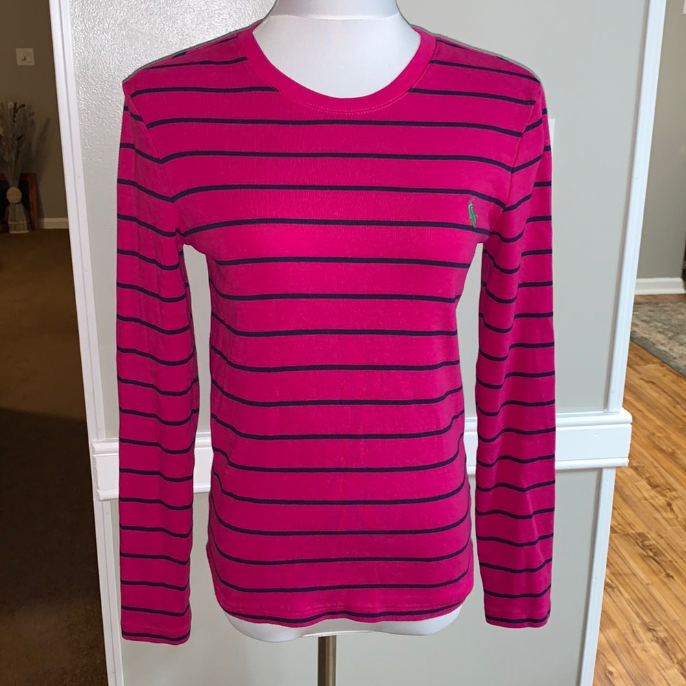 Ralph Lauren Sport long sleeve striped shirt